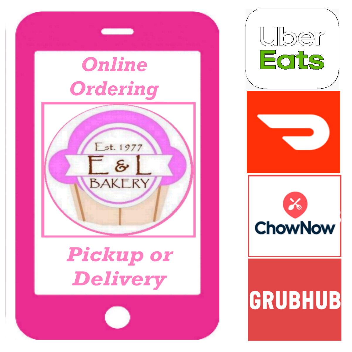 Online Ordering
Pick Up  or Delivery