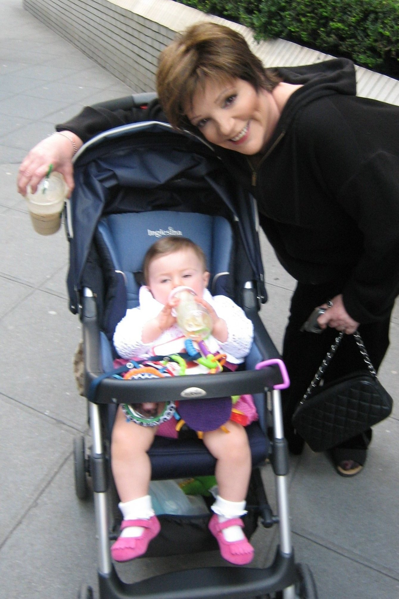 Hanging out with
Liza Minnelli in NYC